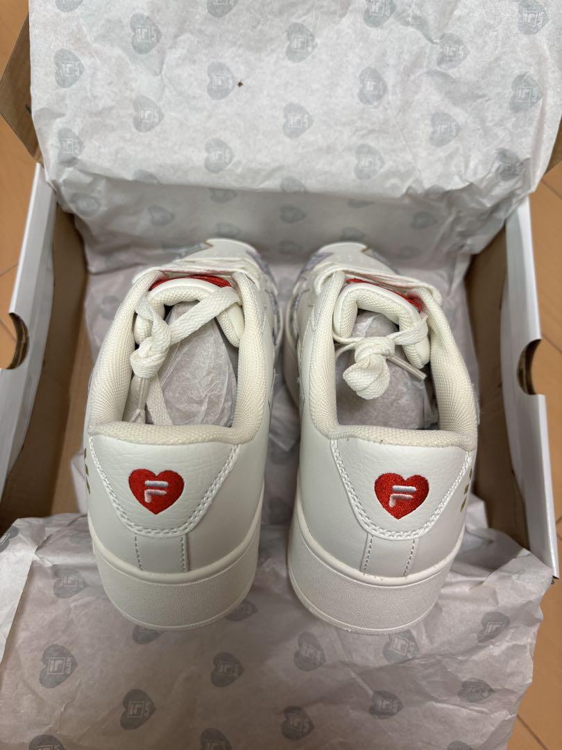 FILA FX-115 HEART COLLAGE ホワイト 23.5cm