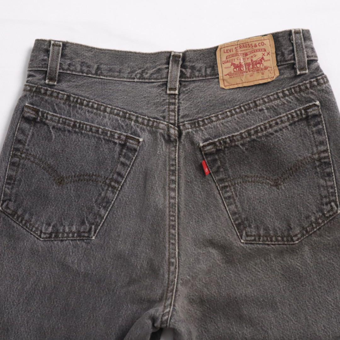注目ブランドのギフト 80s Levi's リーバイス 701 501student 先染めブラック - メルカリ パンツ