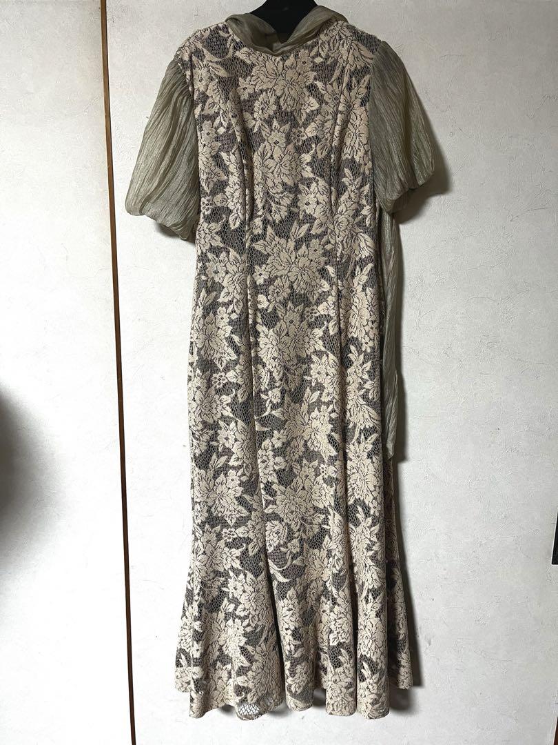 ✨美品✨LAGUNAMOON/ LADYジャガードレースフレアーワンピース