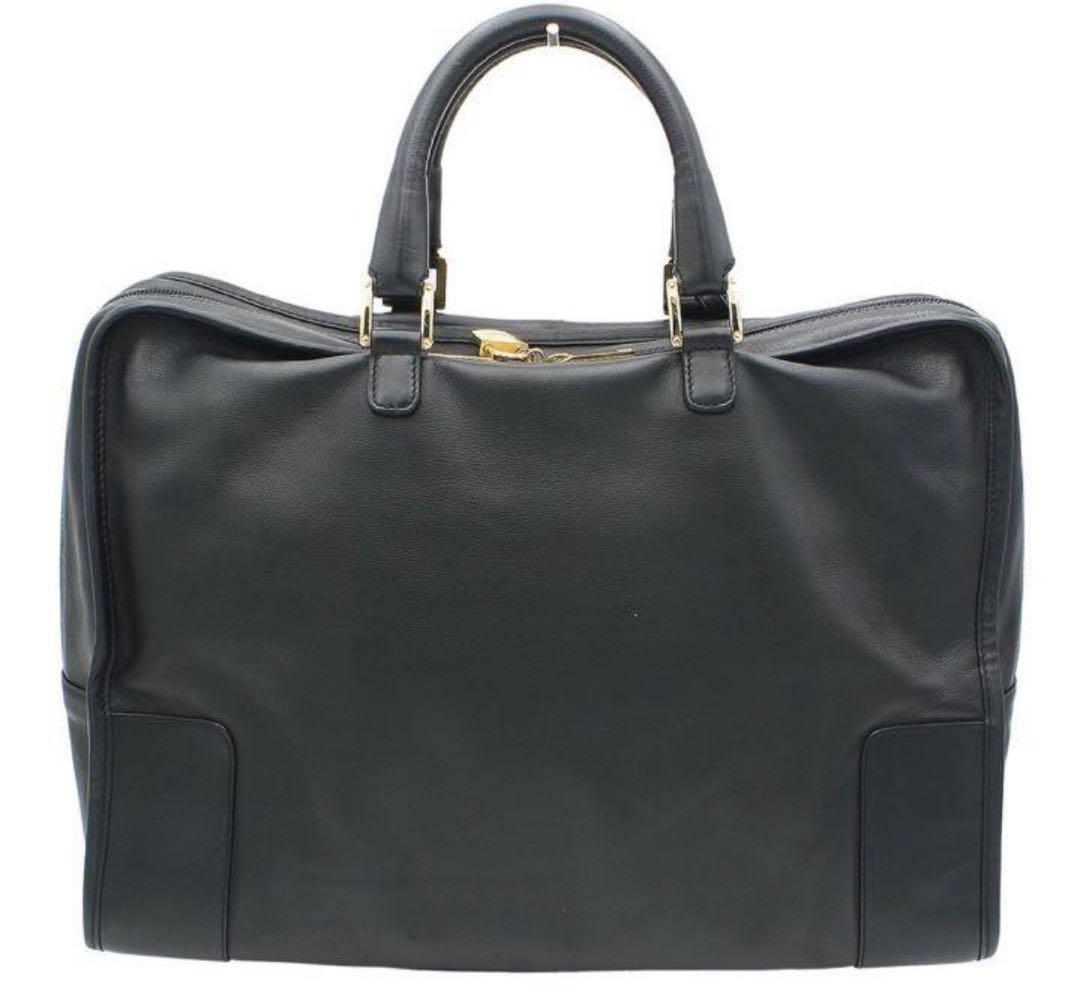 【クータン】LOEWE アマソナ40 レザー ハンド・ボストンバッグ