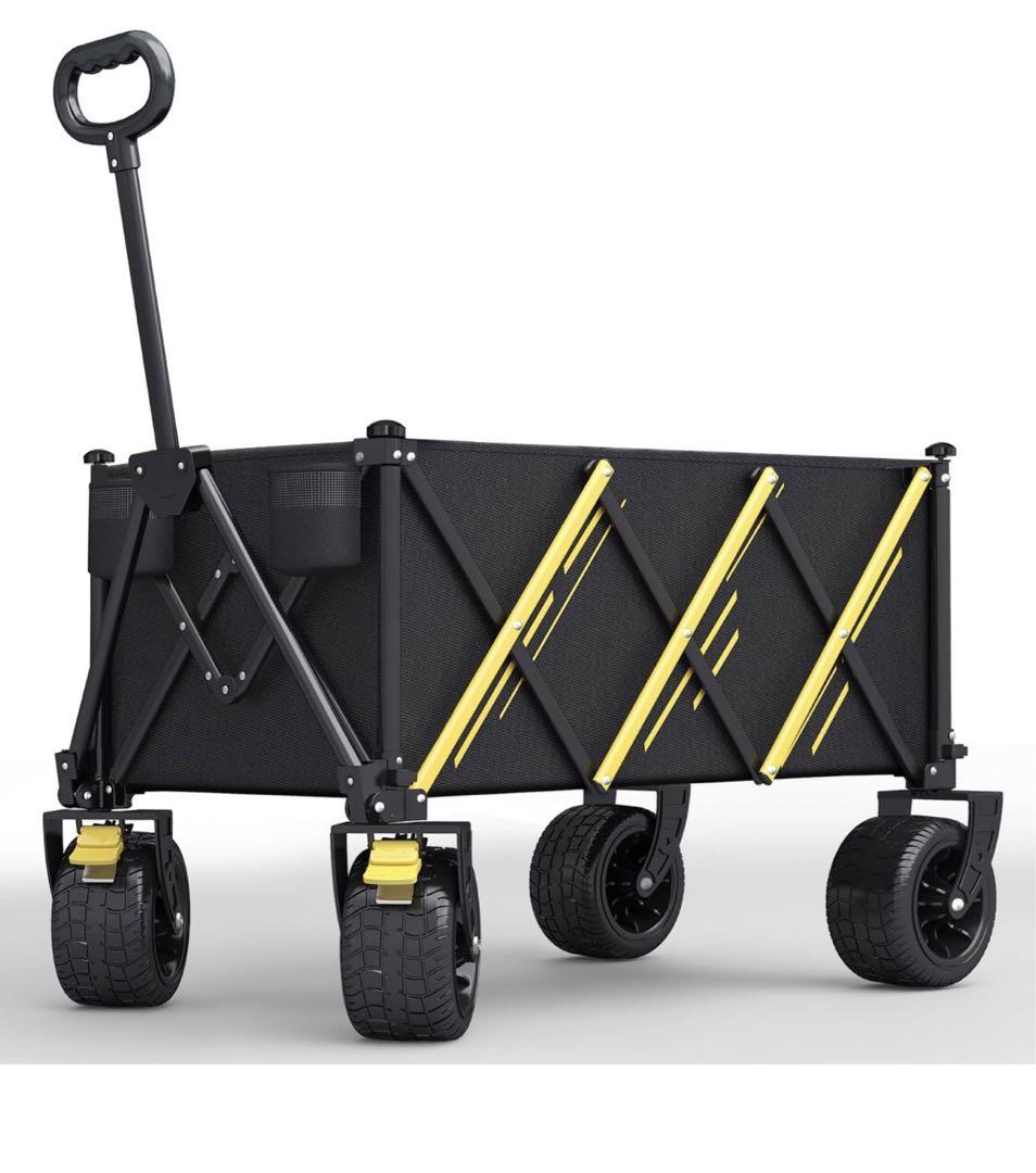 【キャリーワゴン 2025強化版 桜の季節限定】大容量 耐荷重180KG