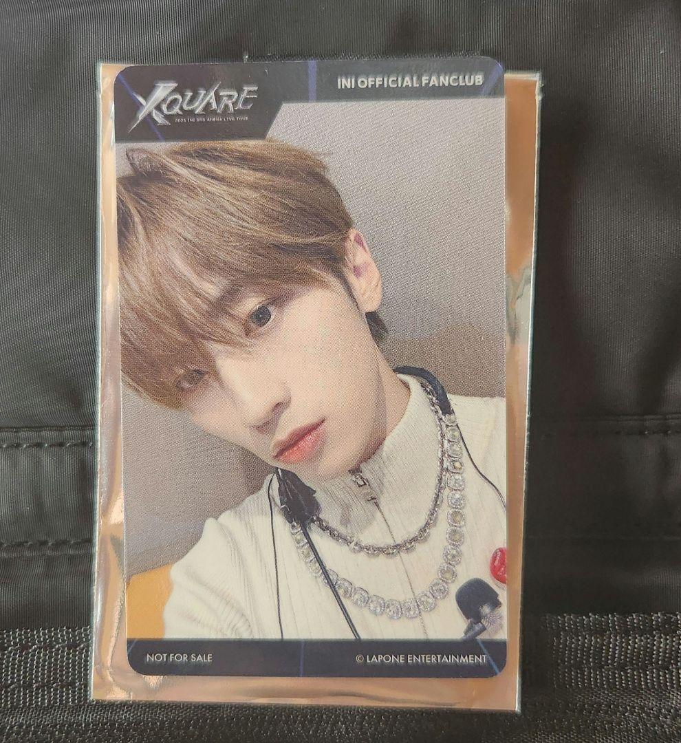 XQUARE INI OFFICIAL FANCLUB カード