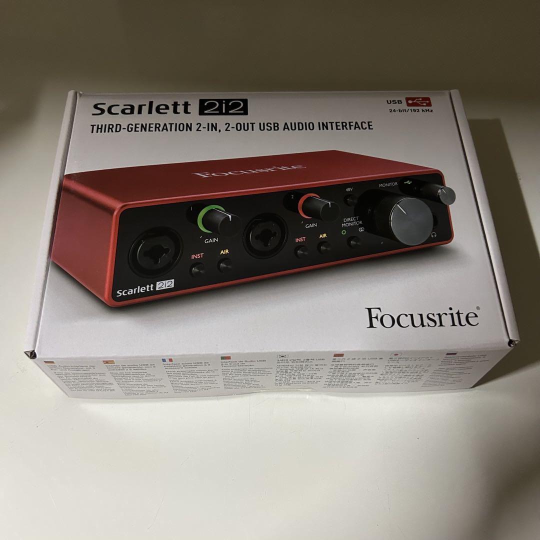 【新品未使用】 Focusrite Scarlett 2i2