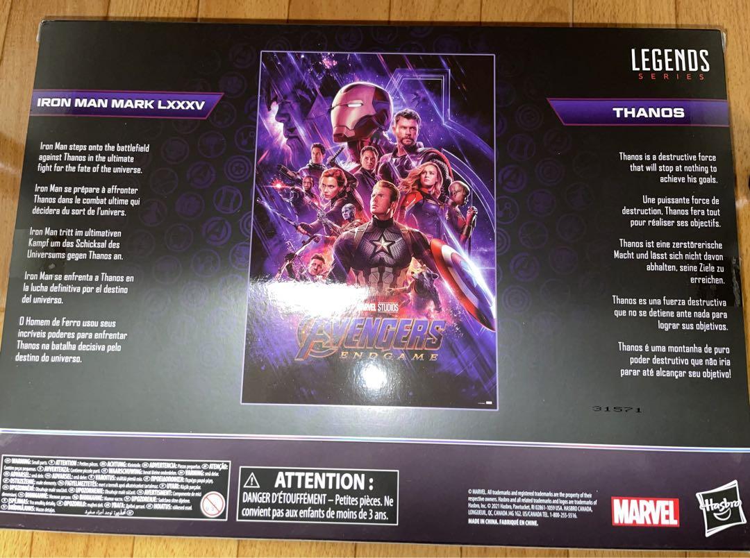アイアンマン マーク85&サノス セット マーベルレジェンド USA直輸入】 MARVEL アイアンマン 85 サノス セット 2パック 6