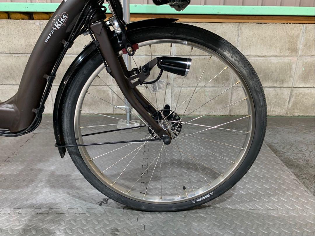 電動自転車 ヤマハ PAS Kiss 22×26インチ ブラウン №6919 - メルカリ