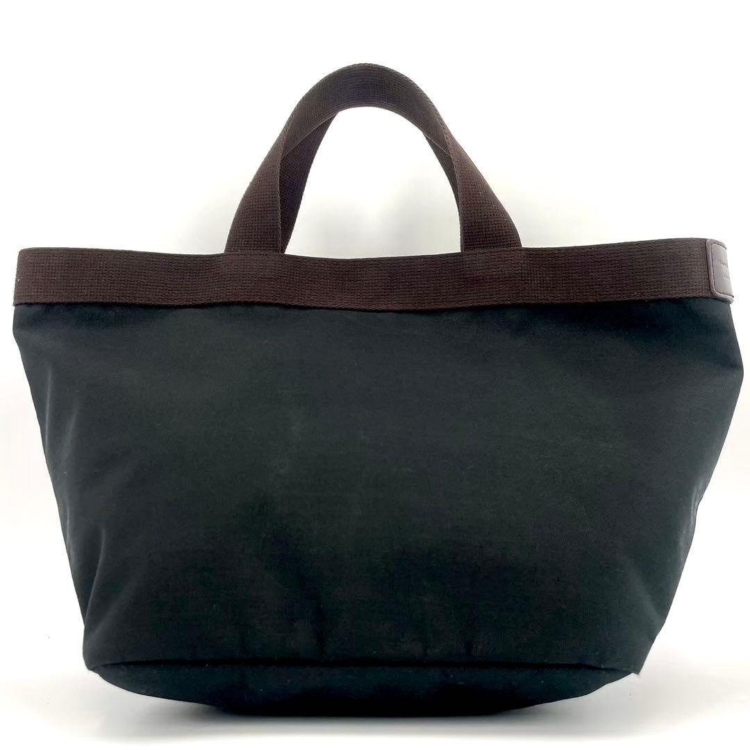 【美品】エルベシャプリエ 707C コーデュラ 舟型 トートバッグ M ブラック