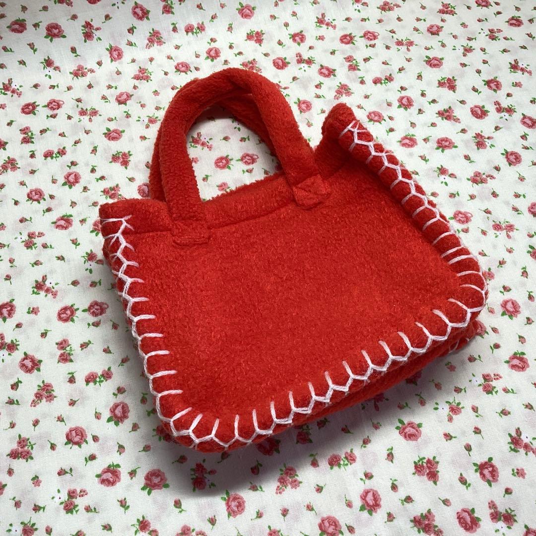 【未使用】マザーガーデン いちご バッグ 小物入れ レア 苺 ミニサイズ 【未使用】マザーガーデン いちご バッグ 小物入れ レア 苺 ミニサイズ