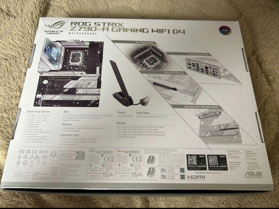 【新品未使用品✨】ROG STRIX Z790-A GAMING WIFI D4
