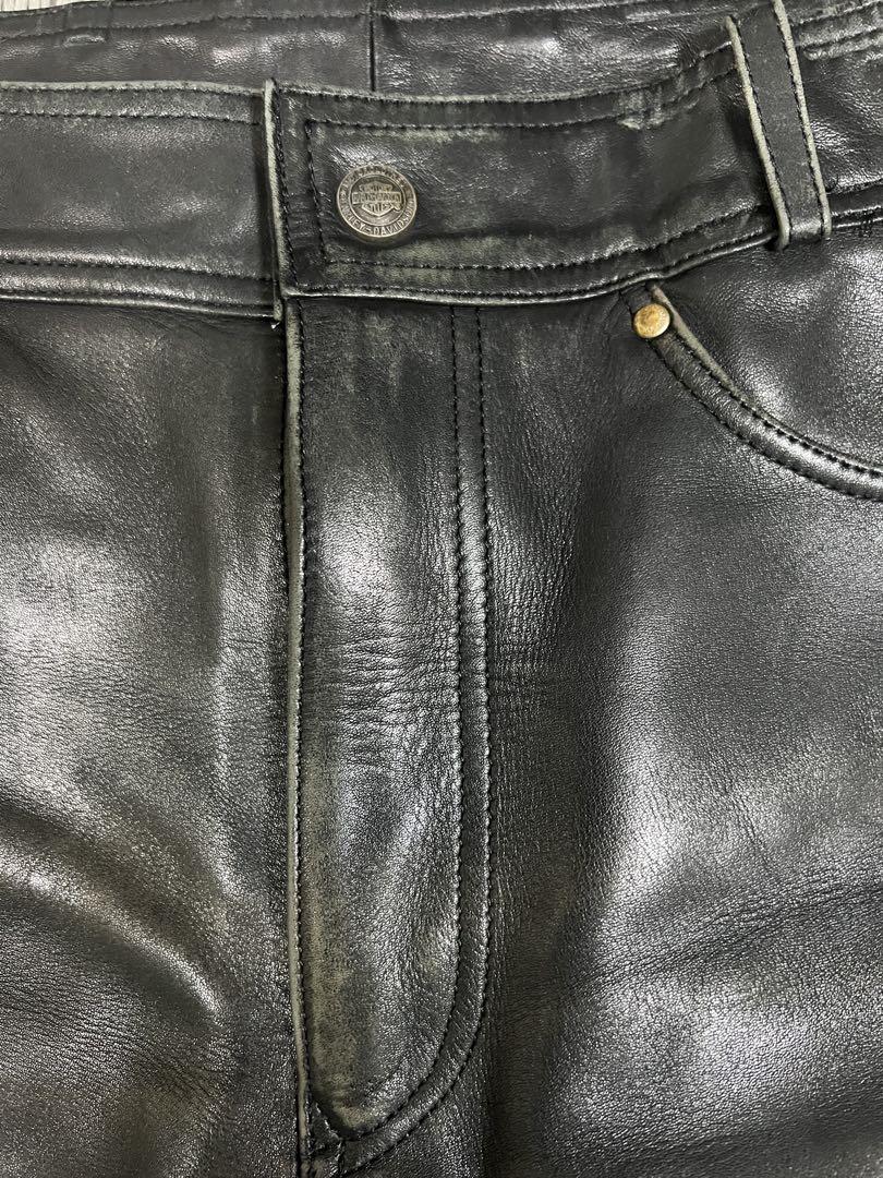 グッドエイジング！Harley-Davidson レザーパンツ サイズ32 本革