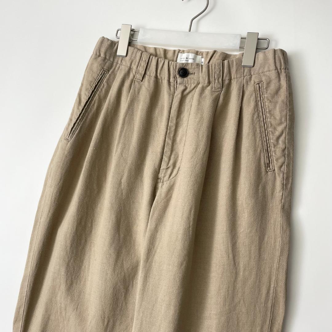 21ss STILL BY HAND 44 (ic) リネン パンツ スラックス