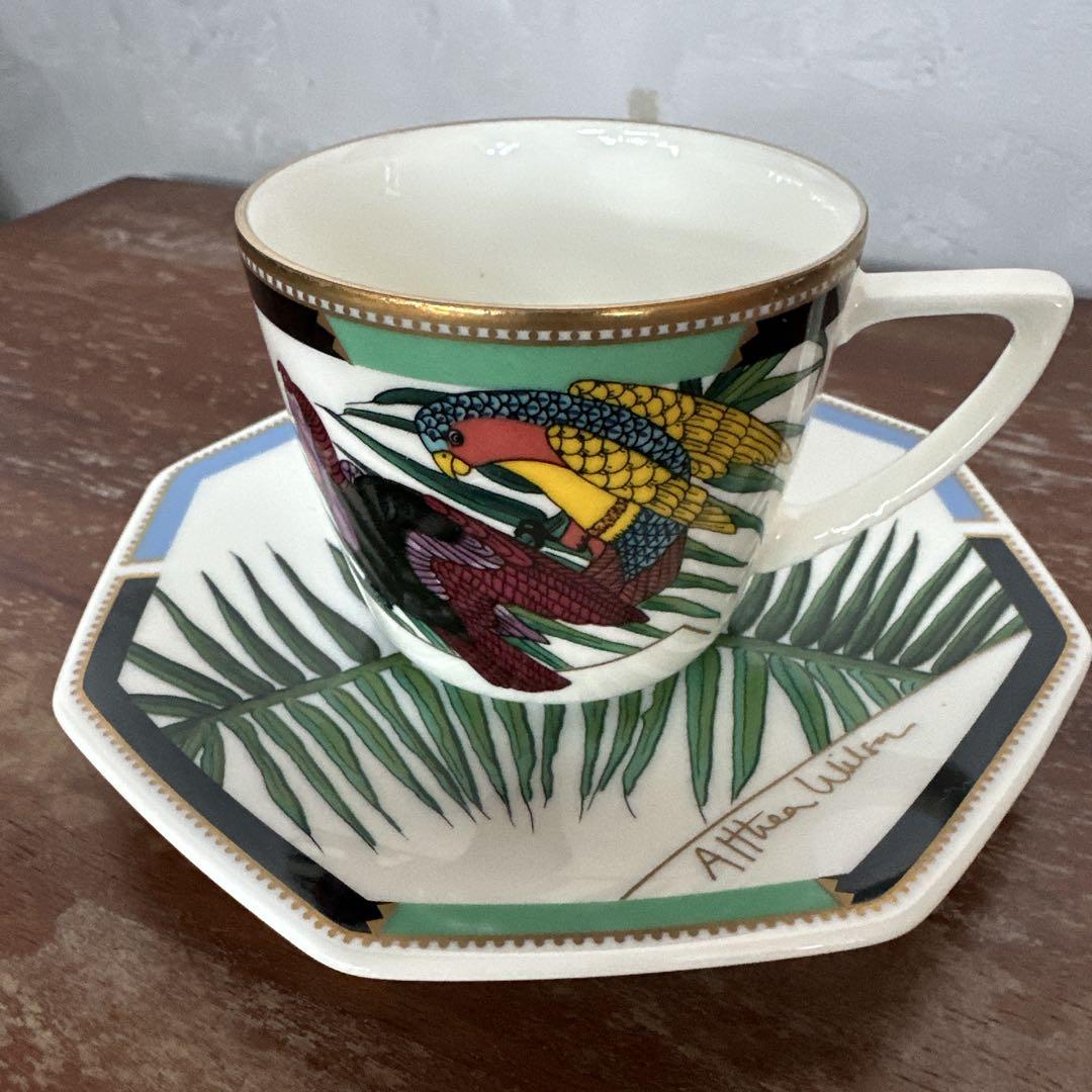 非売品 資生堂 1992年花椿CLUB 感謝品 コーヒーカップ＆ソーサ―