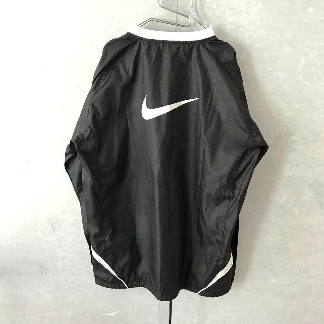 ★新品★NIKE★ナイキ★ビッグスウォッシュ★ナイロンジャケット★ 黒★ 新品】NIKE ナイキ ビッグスウォッシュ ナイロンジャケット