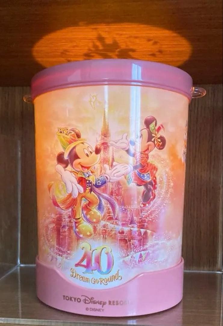 ディズニーポップコーンバゲッド　40周年 : ミッキー＆フレンズ スーベニア ポップコーンバケット