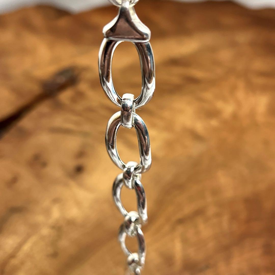 割引 最終価格 イタリア ヴィンテージ シルバー リンク ブレスレット アクセサリー