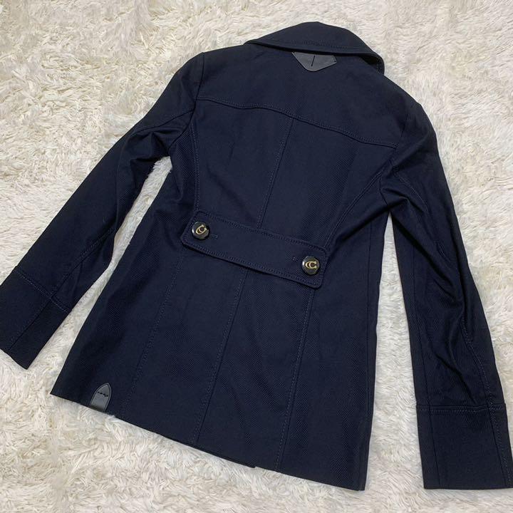 いただきあ 未使用タグ付き 部分的レザー サイズ0 lmuFK-m99085929428 COACH ジャケット ◥いたします