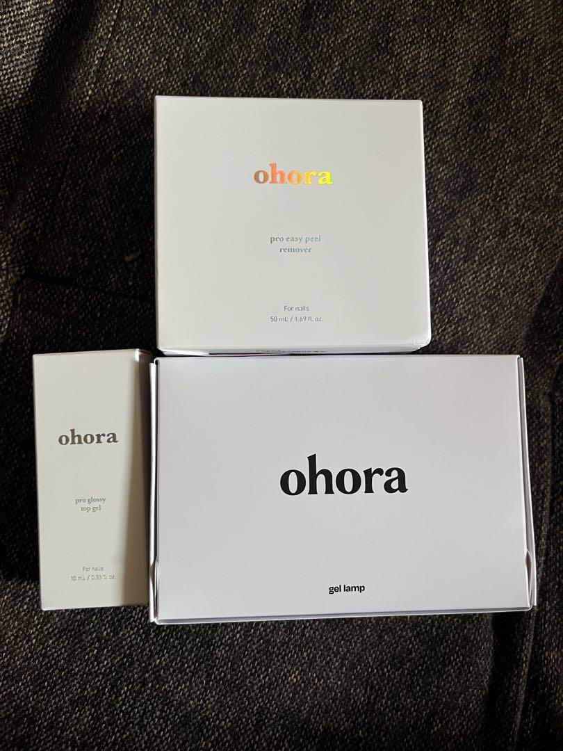 ohora 3点トップリムーバージェルランプケアセット