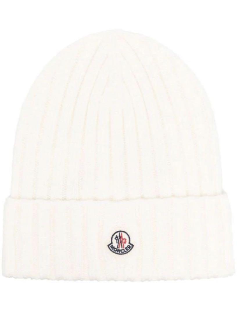 MONCLER ビーニー ホワイト