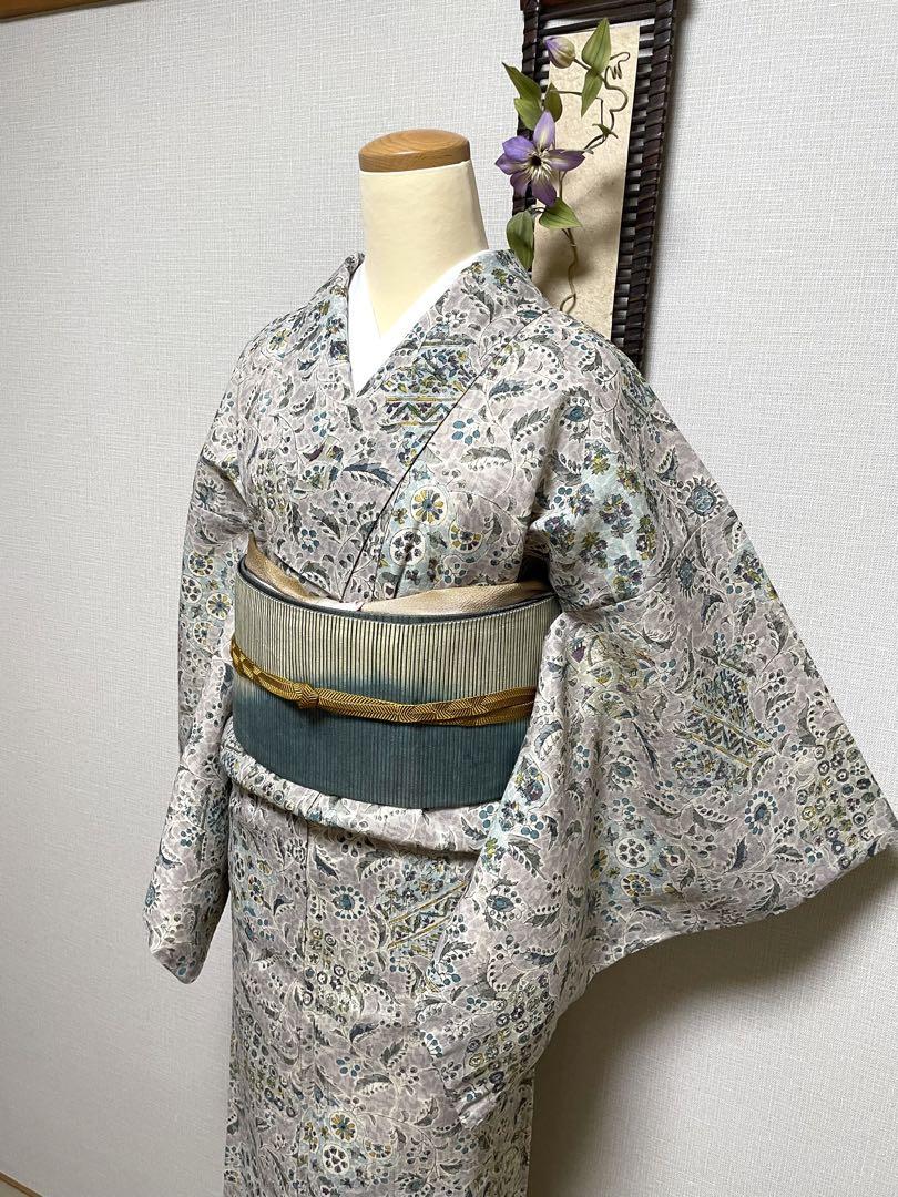 ♦️逸品　染めの洒落袋の作り帯