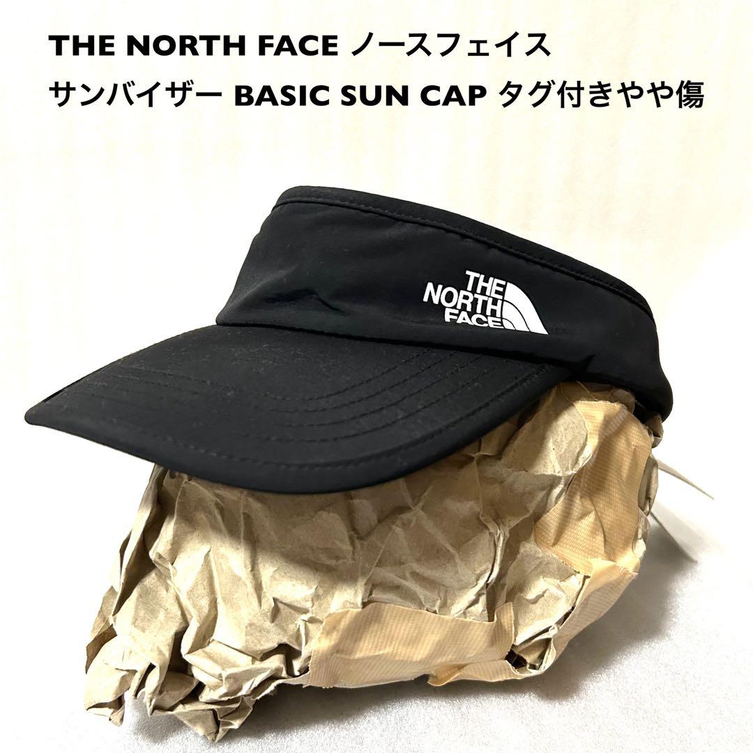 THE NORTH FACE/ノースフェイス 古着サンバイザー黒 タグ付きやや傷