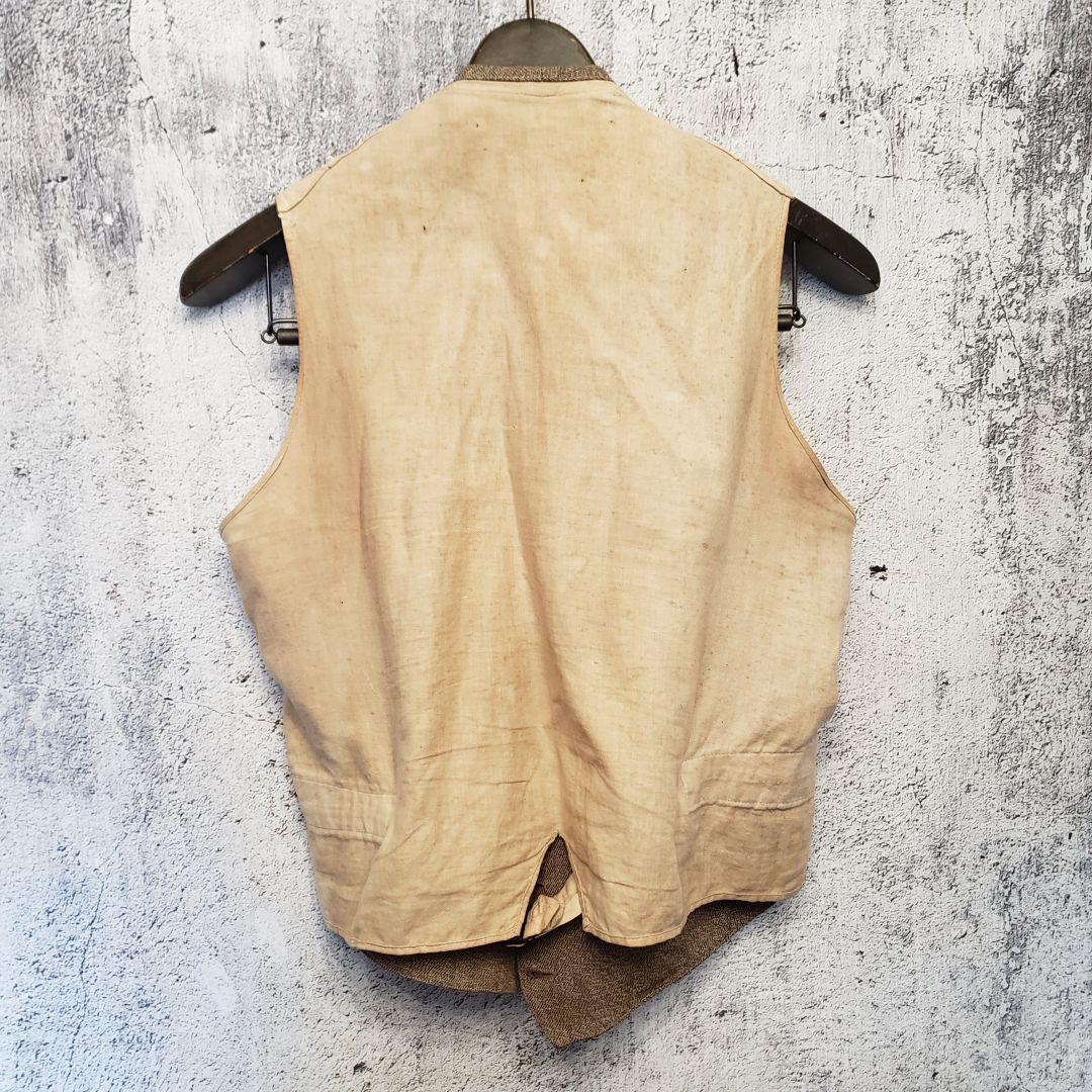 French vintage work gilet フランス ジレ シンチバック