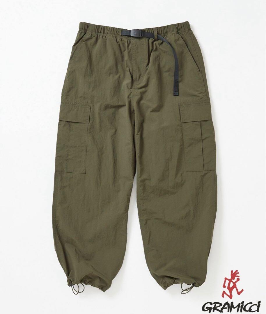 グラミチ× ジャーナルスタンダード 別注ナイロン6PK カーゴパンツ