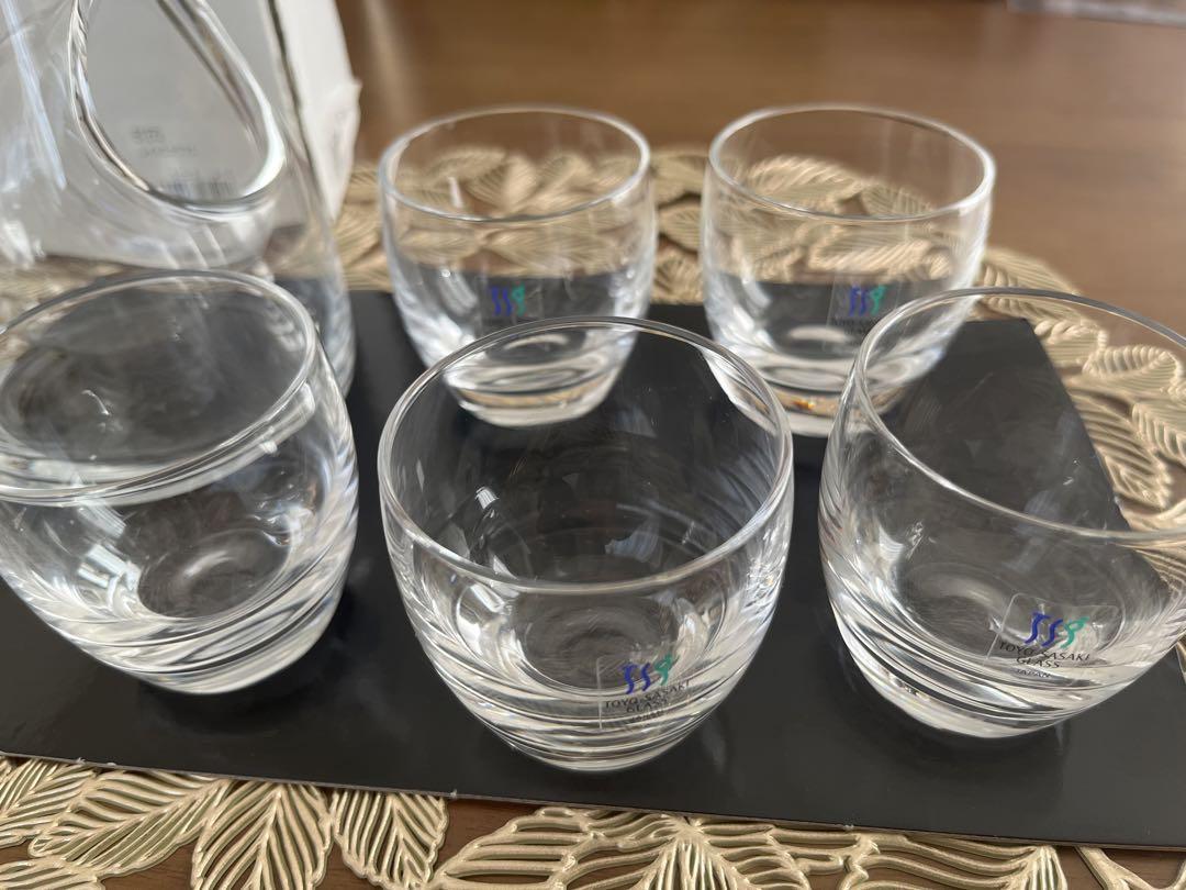 TOYO-SASAKI  GLASS
ガラス製冷酒ピッチャーとグラスセット