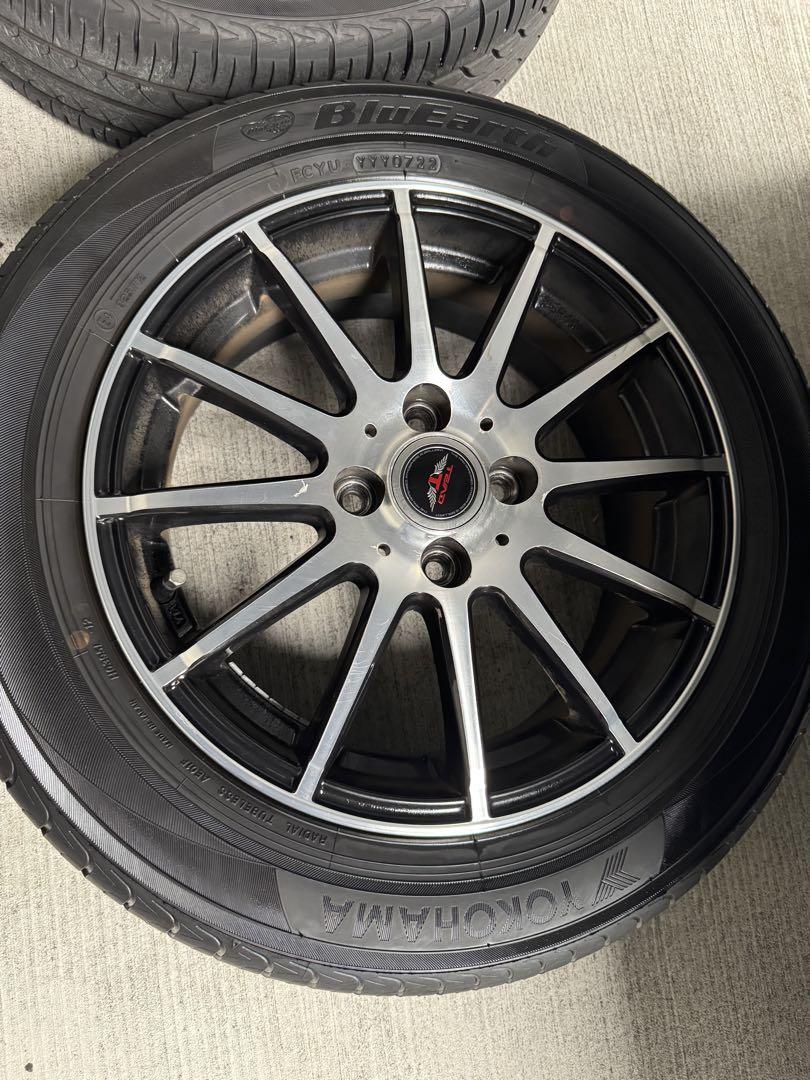 ウェッズ TEAD アルミホイール 15インチノーマルタイヤ付175/65R15
