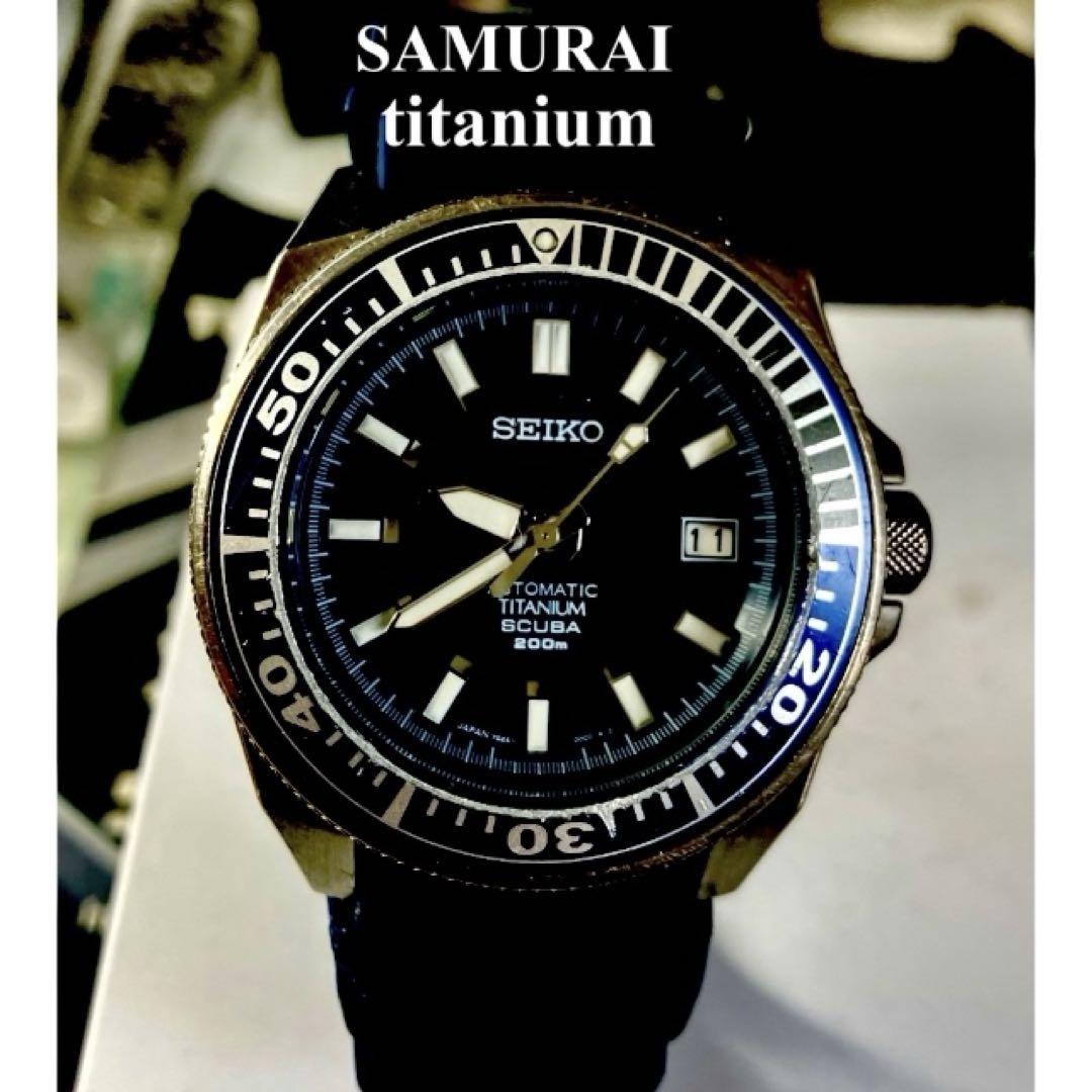極希少SEIKO prospex初代サムライチタン DIVER SBDA003 極希少SEIKO prospex初代サムライチタン DIVER SBDA003
