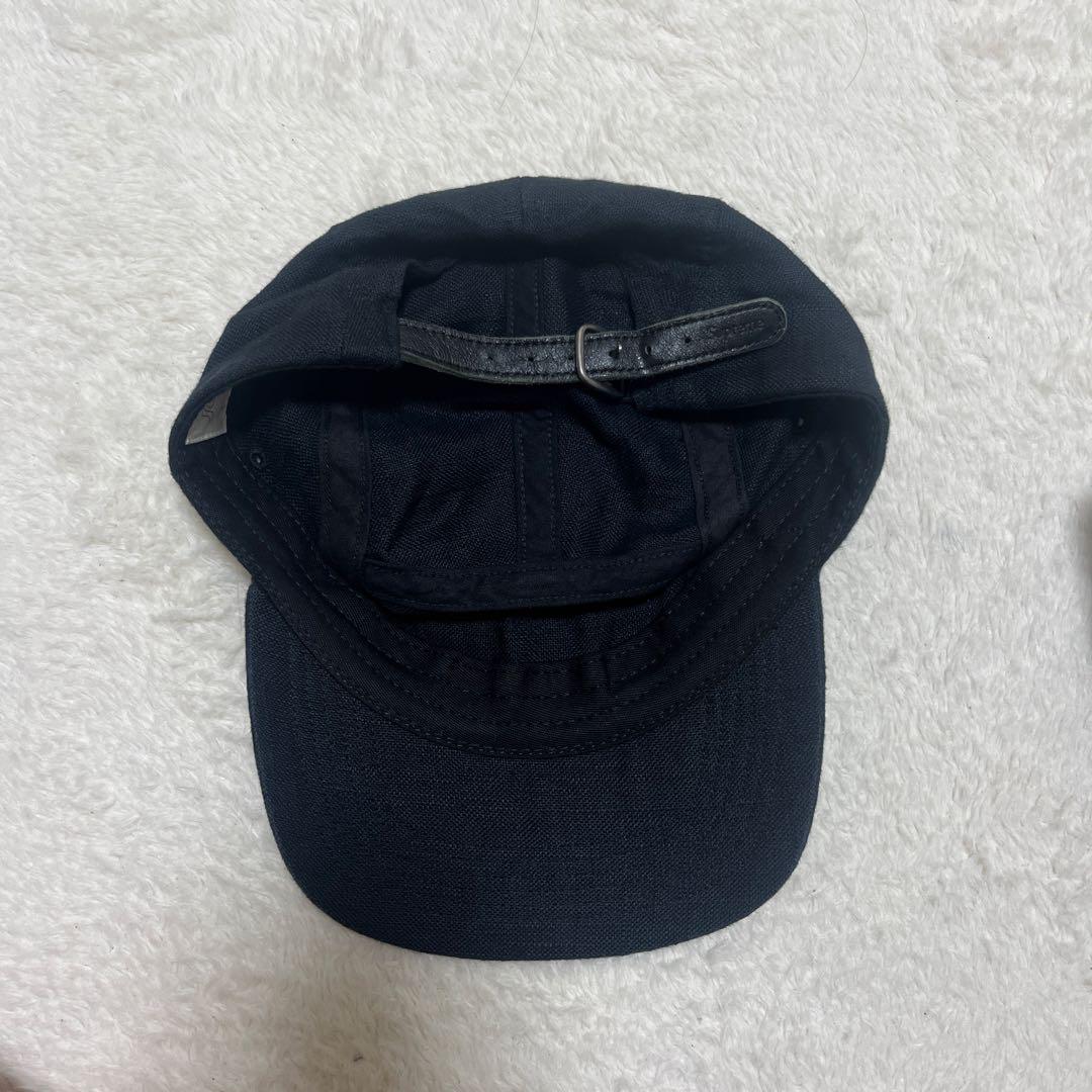 supreme ブラック　キャップ