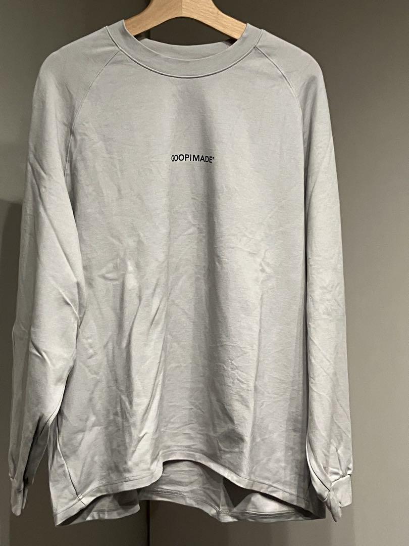トップス GOOPiMADE K-01C Logo Crewneck Ash GOOPiMADE K-01C Logo Crewneck Ash - メルカリ