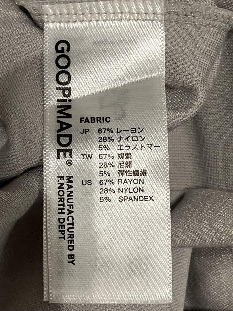 トップス GOOPiMADE K-01C Logo Crewneck Ash GOOPiMADE K-01C Logo Crewneck Ash - メルカリ
