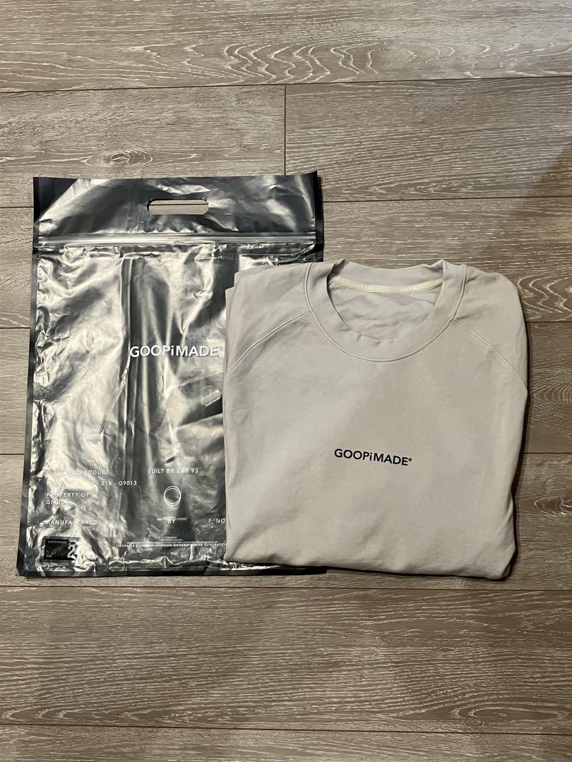 トップス GOOPiMADE K-01C Logo Crewneck Ash GOOPiMADE K-01C Logo Crewneck Ash - メルカリ