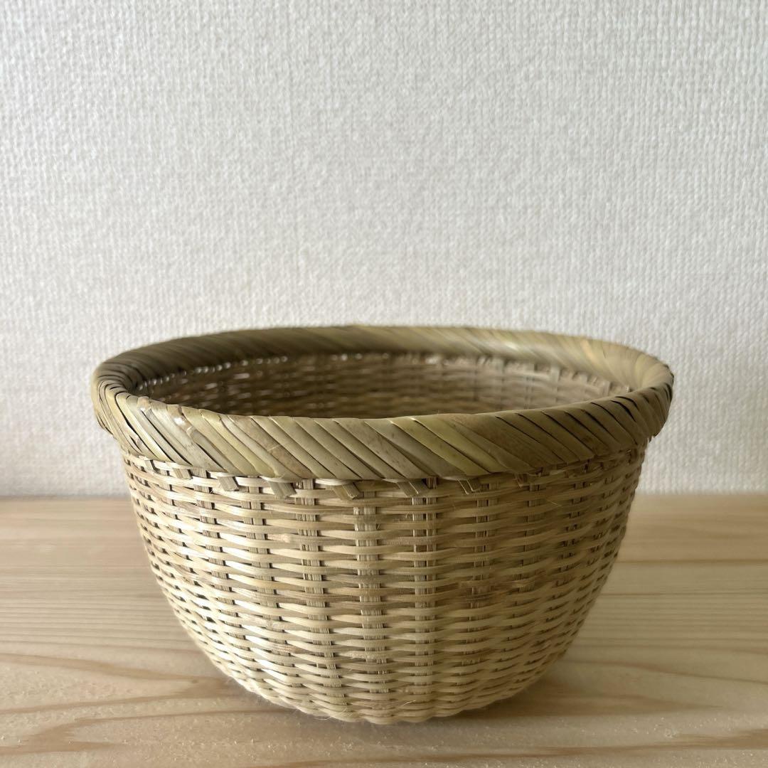 宮城県 岩出山しの竹細工 米とぎざる 3合用
