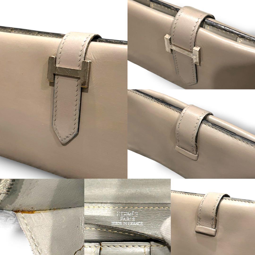 HERMES HERMES ベアンスフレ 長財布 グレー 二つ折り レディース HERMES HERMES ベアンスフレ 長財布 グレー 二つ折り レディース