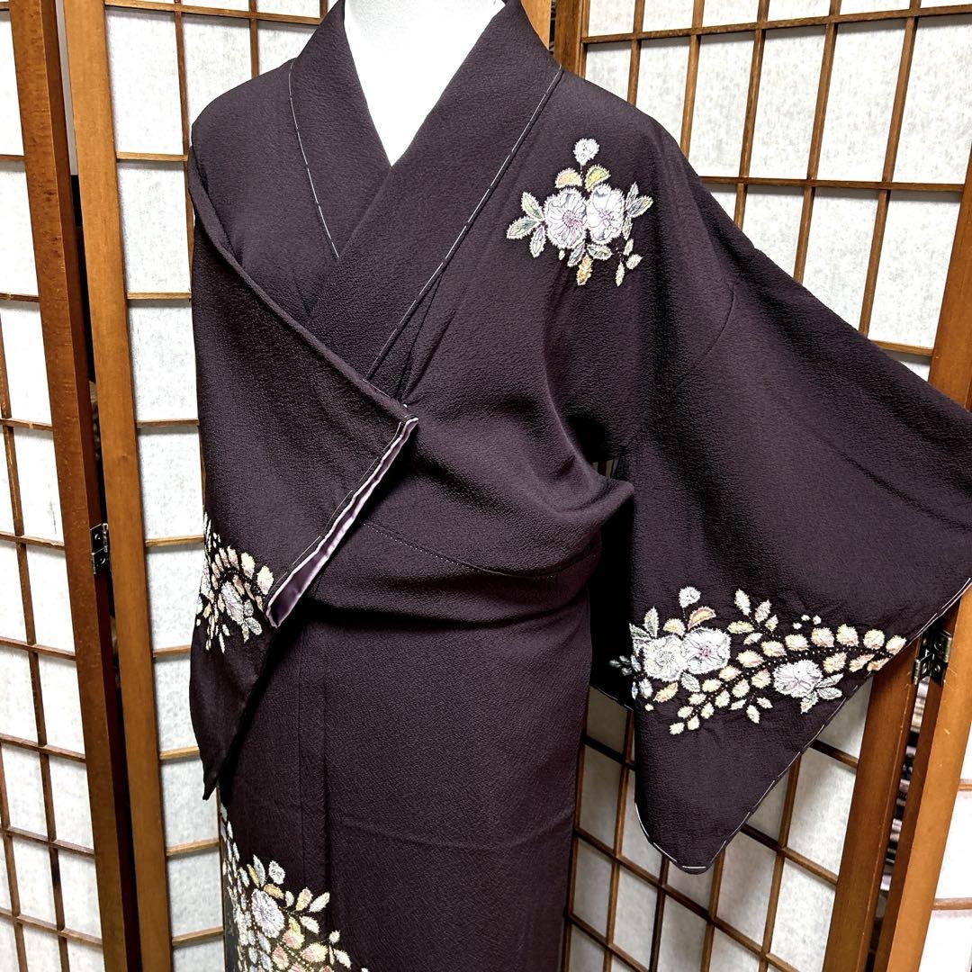 あ*ん様 正絹 付け下げ【翠山工房】辻ヶ花