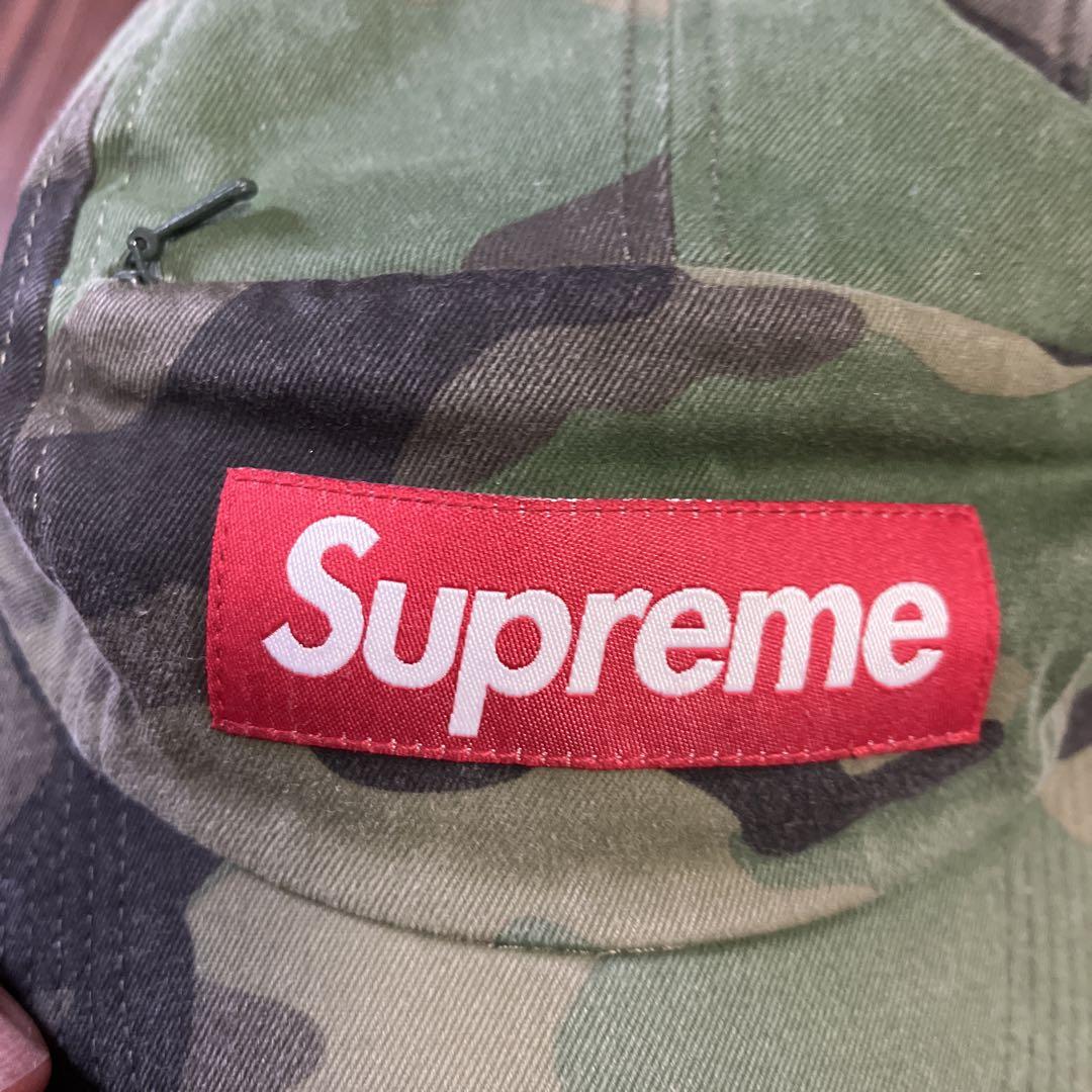 supreme迷彩キャップ
