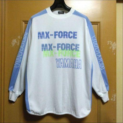 80s 90s ビンテージ ヤマハ モトクロス バイク Tシャツ ロンT
