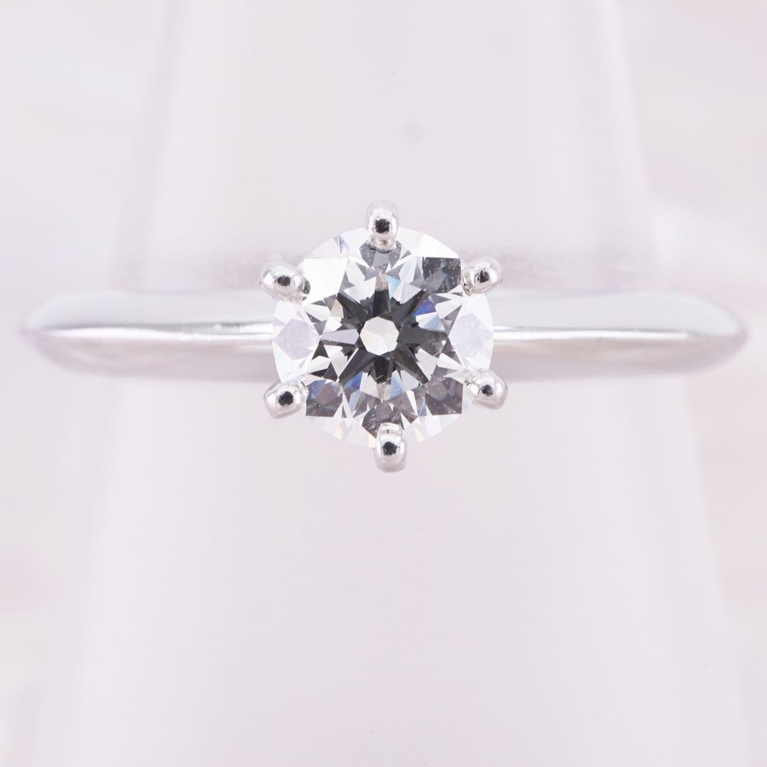 ★Tiffany&Co.★ ソリテール ダイヤリング 0.41ct Pt950