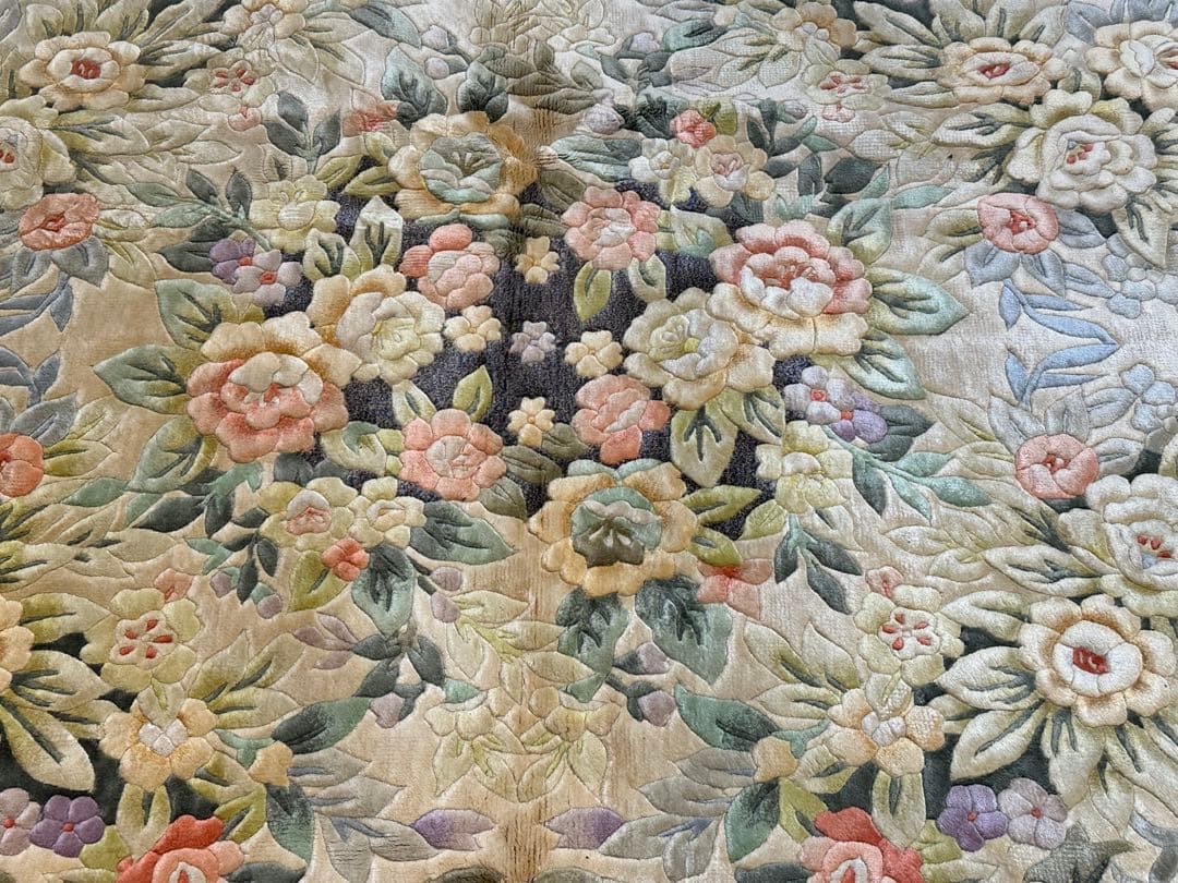 花柄カーペット