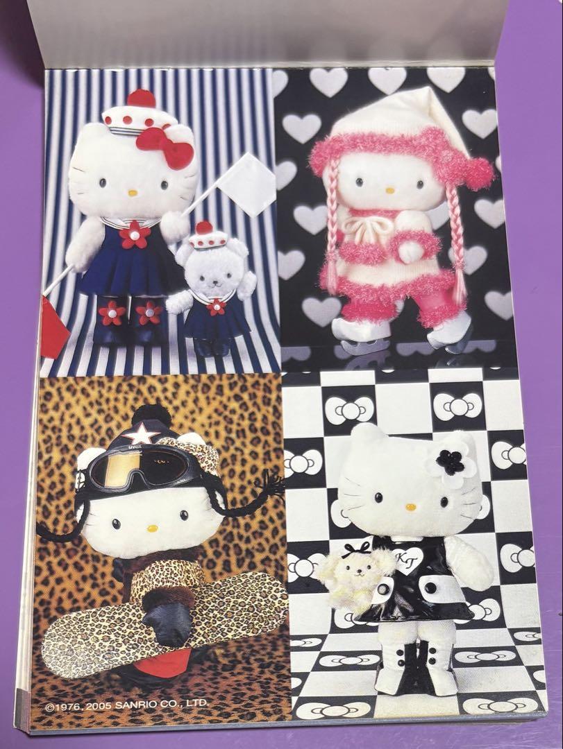ハローキティ　メモパッド　黒色　ヒョウ柄　goods collection レア