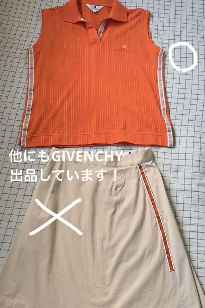 GIVENCHY ジバンシー　ゴルフ　グリーンに映えるオレンジ