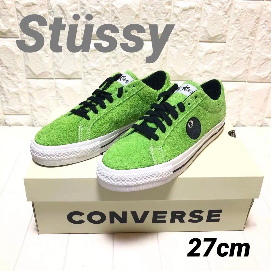 STUSSY × converse one star pro Green27cm Converse