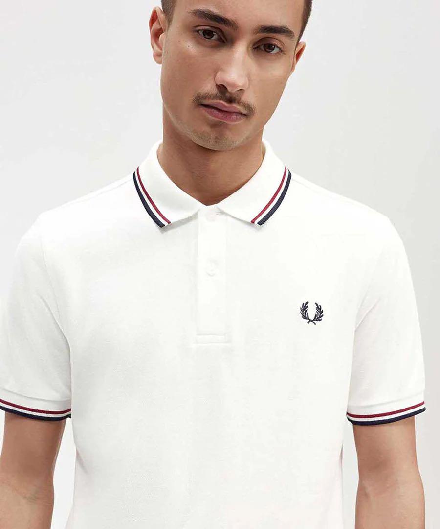 フレッドペリー Fred Perry ポロシャツ M3600 ホワイト（T60）
