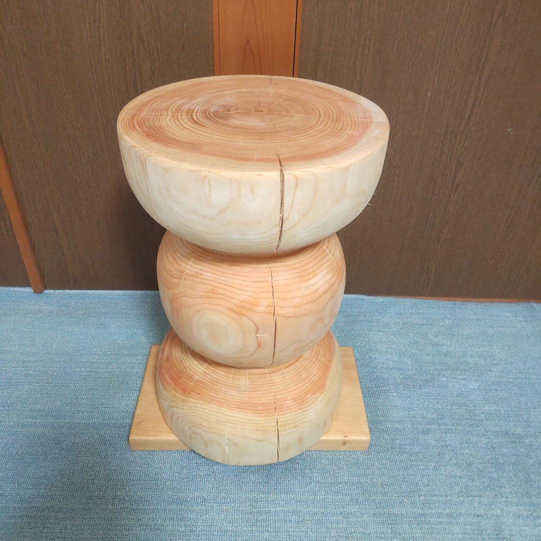 ちぃまさん専用檜丸太椅子 スツール