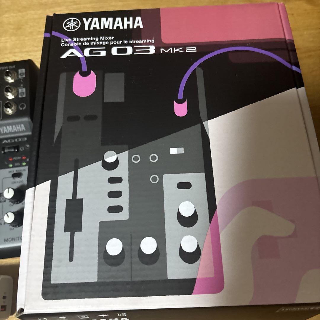 YAMAHA AG03 MK2 オーディオインターフェース ミキサー ブラック