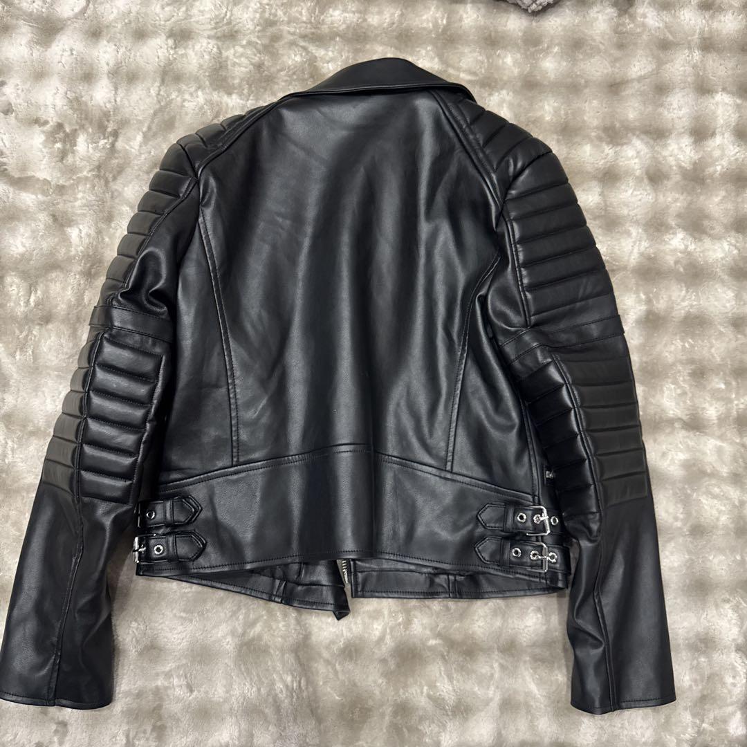 MANGO ライダースジャケット (ブラック) 定価22,900
