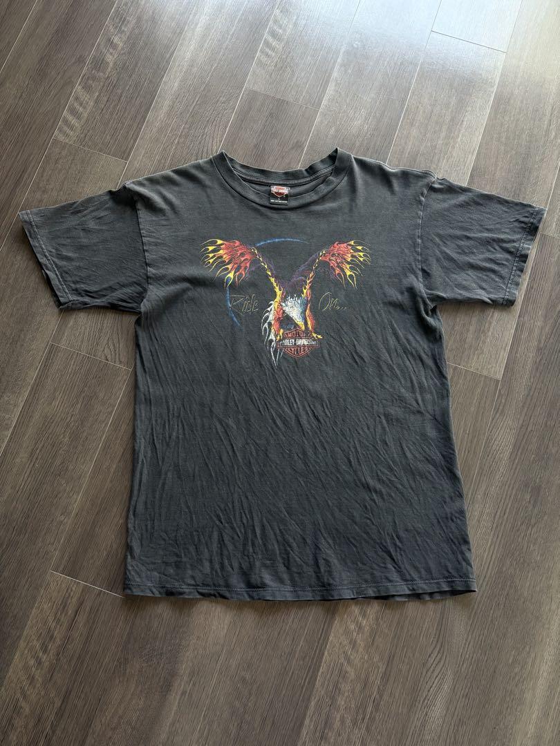 両面 ビンテージ HARLEY DAVIDSON ハーレーダビッドソン Tシャツ