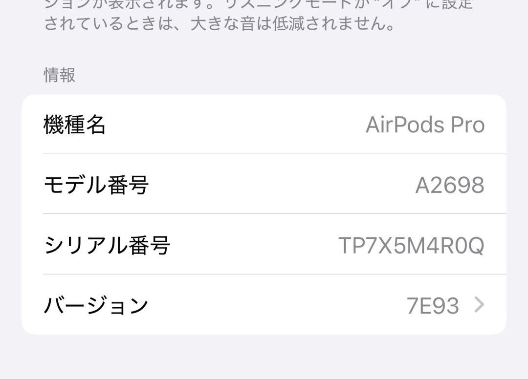 AirPods Pro (第2世代)Lightning充電ケース付きのモデル