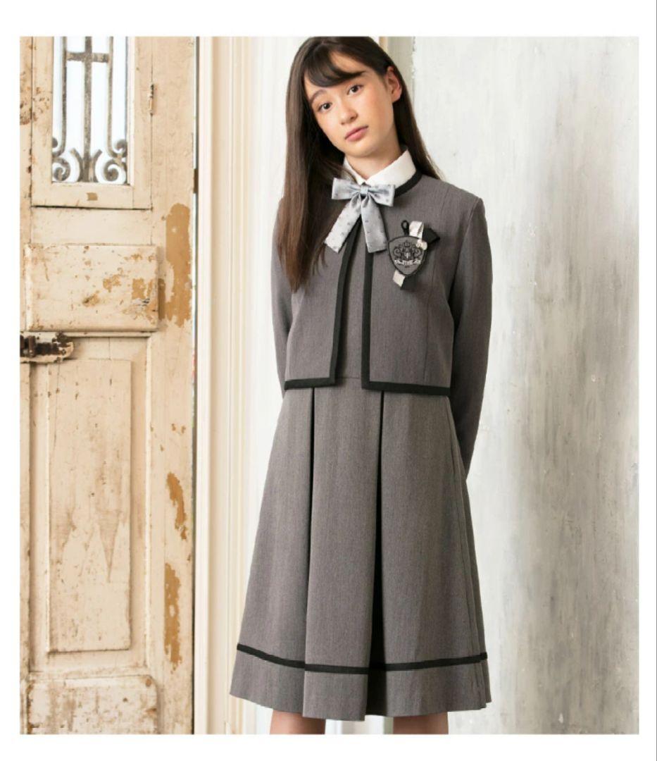 arisana/Emilia フォーマルアンサンブル160cm グレー5点卒服