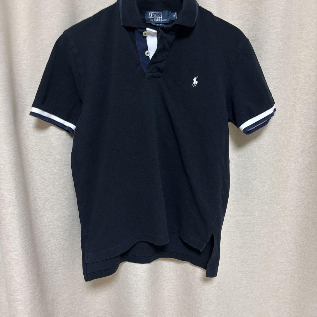 Ralph Lauren ネイビー ポロシャツ M POLO RALPH LAUREN(ポロラルフローレン) One point logo polo